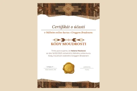 Certifikát kódy moudrosti